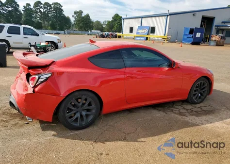 2013 Hyundai Genesis Coupe 2.0T из США, поврежденный, VIN KMHHT6KD6DU098698